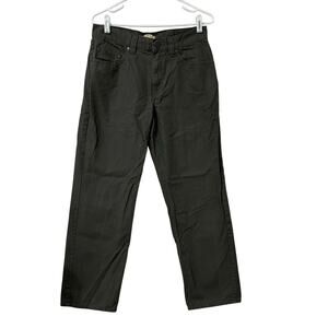 Blue Mountain Men’s Size 32x32 Green Canvas Work Pants Straight Leg Outdoors